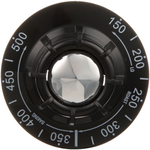 Blodgett 10564 Dial2-1/2" DIA, 150-500F, Mount .290" For Flat down Type Gas Thermostat