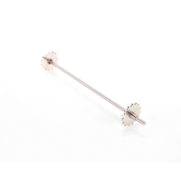 APW 85120 Bun Grill Toaster Long Sprocket Shaft Assembly M-83