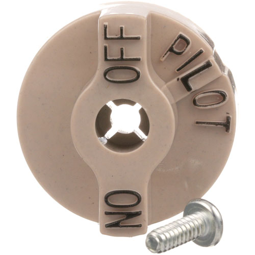 Pitco P9302-92 Valve Knob 1-1/4 DIA, OFF-PILOT-ON, Mounts with Screw