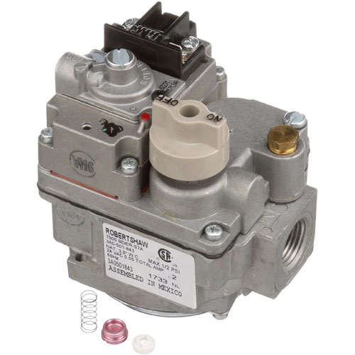 Hobart 410841-19 1/2" FPT Dual Valve Gas Control W/ Ignition & 1/2" X 1/4" Bushing