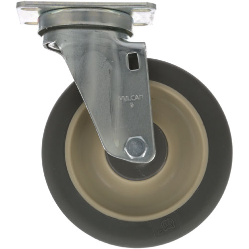 Imperial 1060 Oven Swivel Plate Caster Without Brake 5" DIA X 1-1/4" Wide