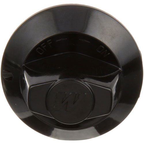 Vulcan Hart 00-719257-00012 Knob Black Off-On 2-1/2" D