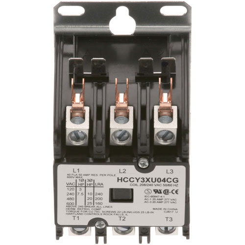 Vulcan Hart 00-836804 Hartland Contactor 3P 40/50A 208/240V