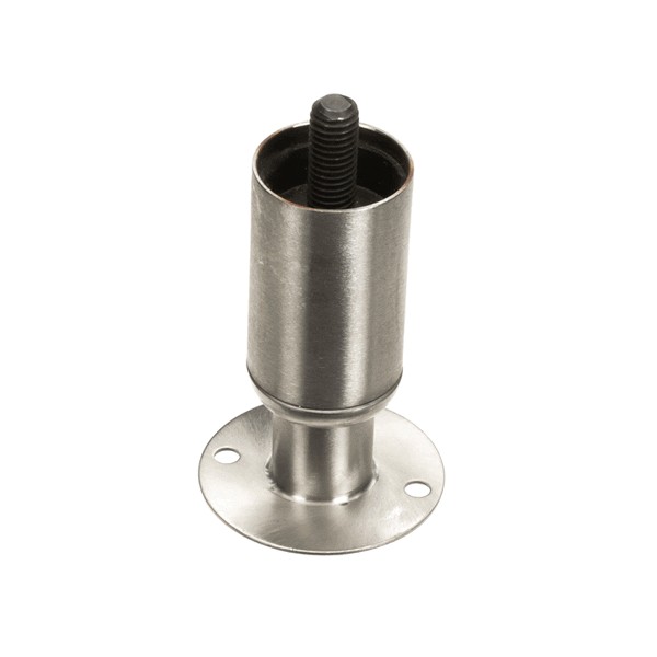 Magikitch'N 60140401 Adjustable Leg W/Flanged Foot 4" Stainless Steel