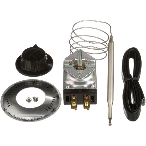 H00348H  K Type Thermostat W/  5/16" X 5-7/8" Bulb, Pointer Dial, Capillary Insulation & Dial Plate
