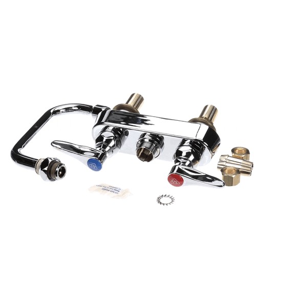 T&S Brass B-1110-XS Deck Mount Workboard Faucet Assembly 4' Centers