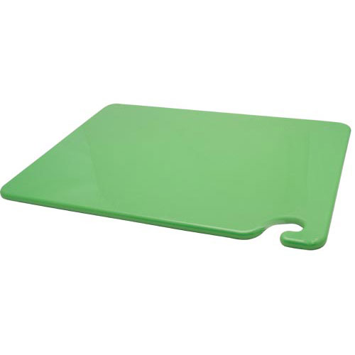 San Jamar CB152012GN Green Cutting Board, 15" x 20" x 0.5"