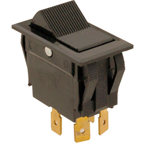 Hatco 02.19.022 Rocker Switch,DPST,On-Off , 20A,Black