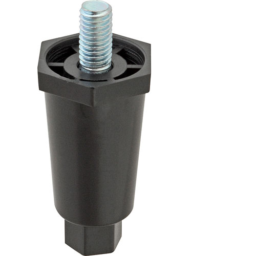 Standard Keil 1060-0431-3446 Leg, 3/8-16,2-1/2"H , Plst,Black