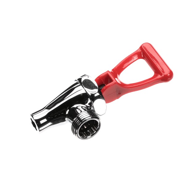 Bunn 03287.0008 Faucet Assembly Chrome With Red Handle