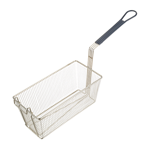 Garland GL1035300 Twin Size Fryer Basket, 13-1/4 "L X 6-5/8" W X 6" H, Coated Handle