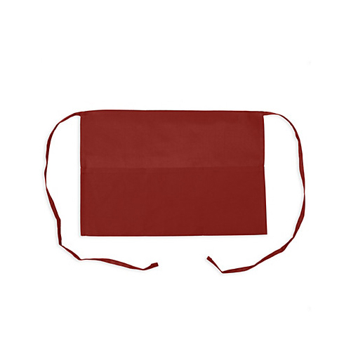 Allpoints 1047BRG KNG 15 in Waist Apron Burgundy 3 Pockets