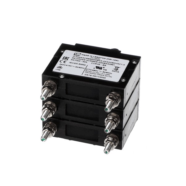 Custom Deli'S CDI-572 Power Switch Tyco  40 Amp (3 Pole) Black