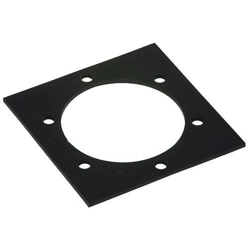 Jackson 5330-200-02-70 Dishmachine Booster Tank Gasket 6 MT Holes 4-1/2" X 4-1/2" X 1/8" Thick