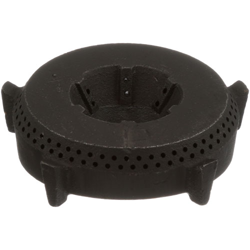 Hobart 714391 Cast Iron Burner Head 4-1/4" DIA, 4 Protrusions Around Head, 2" CTRS MT