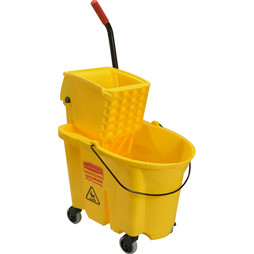 Bucket,Mop, Set, W/Wringer For Rubbermaid - Part# 758088yel