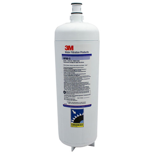 Cuno HF60-S Ice Machine Cartridge .2 Micron Bacteria, Chlorine, Taste, Odor, 3.34 GPM, 35,000 GAL Capacity