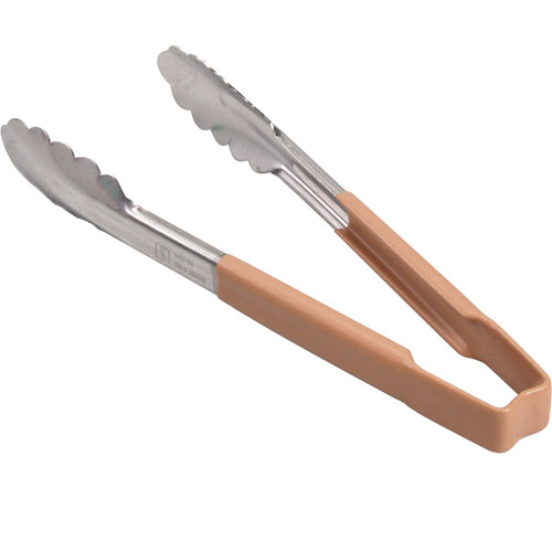 Edlund 7410T Utility Tongs 9-1/2" Tan HDL
