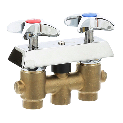 Pitco PP11190 3/8" FPT Water Mixing Valve W /Cross Handles, 3" CTRS