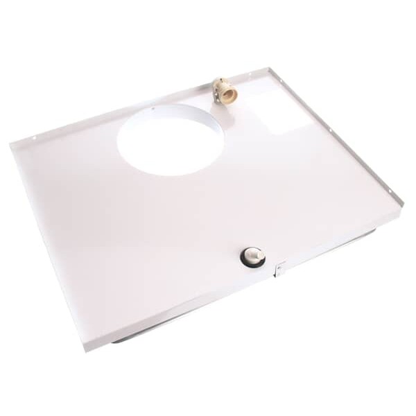 True 870912 Refrigerator Evaporator Cover Assembly T-23 Clear 7/16" x 18-1/16"