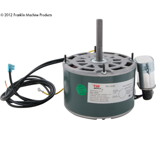 Kolpak KLP11623E CW Condenser Fan Motor W/ 7/16" Shaft , 208/230V, 1550 RPM