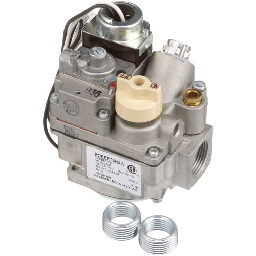 Southbend 1161439 Fry 1/2" FPT Natural Gas Safety Valve with  1/2" side Outlets