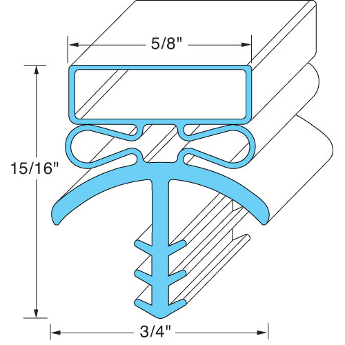 Bally 016545 Door Gasket