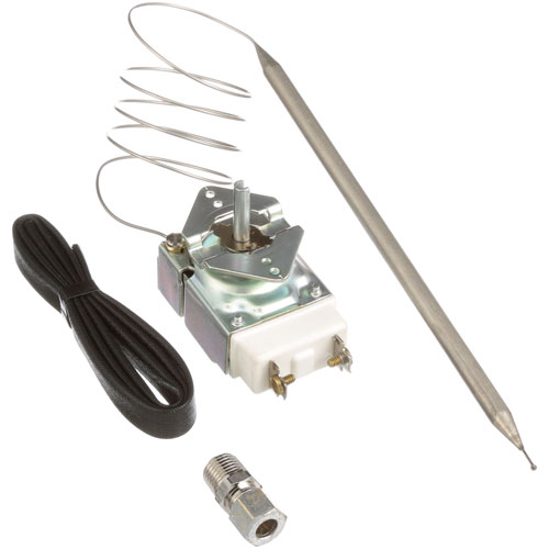 KEA023145 Thermostat, RX Temperature 245-406&Acirc;&deg;F, 30" S/S Capillary, Stuffing Box, 1/4" MPT x 5/16" CCT for Pointer Knob