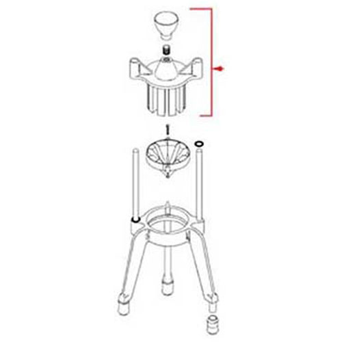 Vollrath VOL316 Head (6 Section, With Knob)