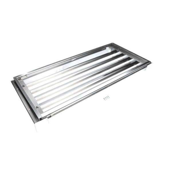 True 874279 Refrigerator Right Hand Grill Assembly SS GDM-23 26 3/4" x 11 3/4"