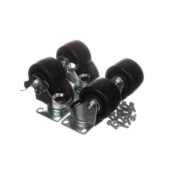 Silver King 10314-102 Caster Plate Kit 3" Wheel 4"