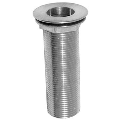 Component Hardware Group E16-4020LW 1" Brass Sink Drain with Flange, 2" FLANGE, 3-1/4" LONG