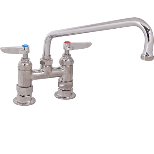 T&S Brass B0226M 4" Deck Faucet , 10"Spt,Leadfree