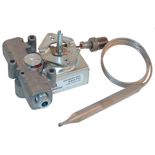 Dynamic Cooking Systems 13244 GS Thermostat W/ 3/8" X 5-3/8" Bulb, 1/4" Fittings & Stuff Box