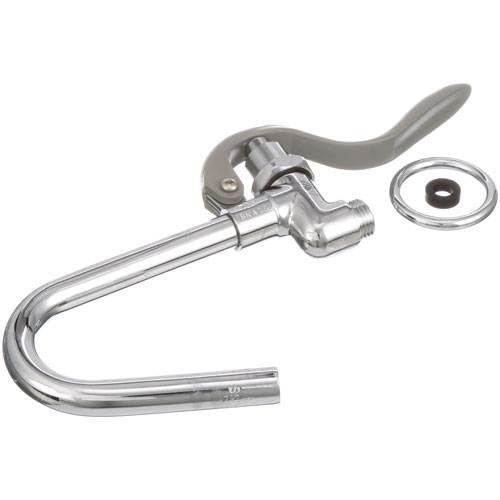 T&S Brass 00285140 3/8" Pot Filler Valve W/ U-Shaped Hook Nozzle
