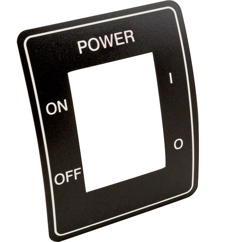 Henny Penny 60608 Fryer Main Power Switch Decal On/Off