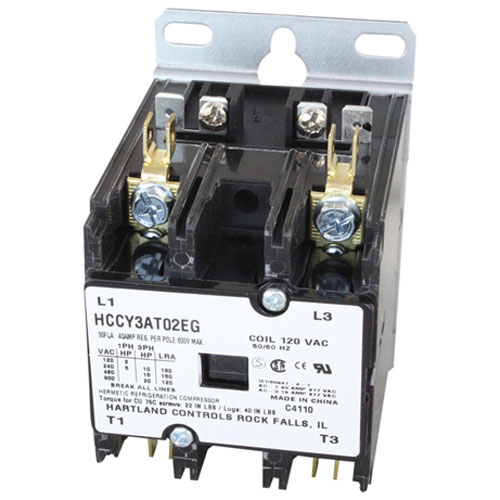 Hobart 00-112124 Contactor 2P 30/40A 120V