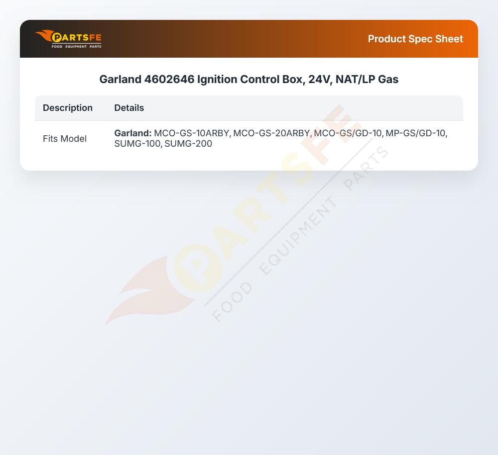 Garland 4602646 Ignition Module Kit With Standoffs