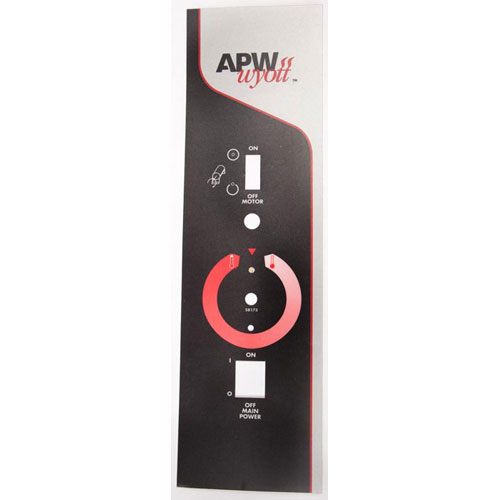 APW 2M-58173 Control Panel Overlay/Label M-95-2