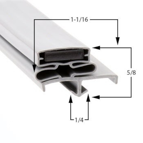 Victory 50359410 3-Sided Door Gasket 67-7/8" X 29-3/4"