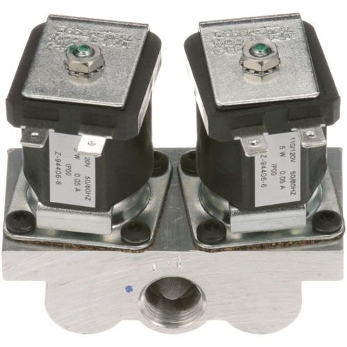 Pitco 60142001 3/8" Dual Solenoid Gas Valve,120V, 165000 BTU