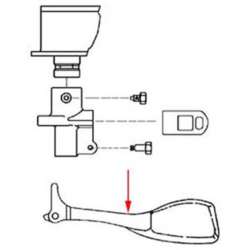 Schaefer 20623 Brass Arm Valve Chrome-Plated  40H - 1/4" ID
