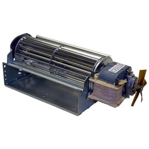 Hatco R0212066 120V Blower Motor with Cooling Fan, 10-1/2" Long, 7-1/4" Wheel