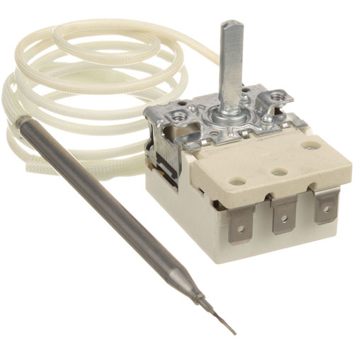 Vollrath/Idea-Medalie 17124 30" CAP Thermostat 55, 60-250F TEMP, 1/4" X 4" BULB, 187"D-STEM Flat Up, DIAL