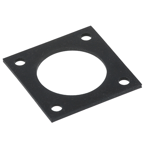 Cleveland 07128 Convection Steamer Flange Heater Gasket Black Rubber 3 In.Sq