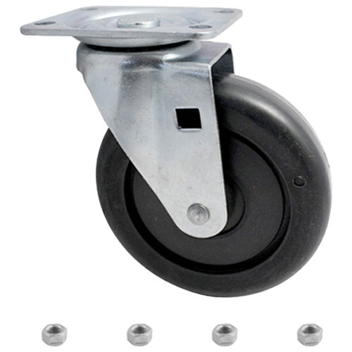 Rubbermaid FG4614L30000 5" Swivel Caster Plate