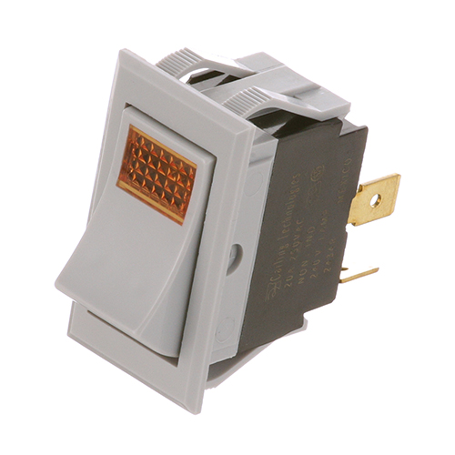 Star Mfg 2E-35127 Range Lighted Rocker Switch 7/8 X 1-1/2 DPST