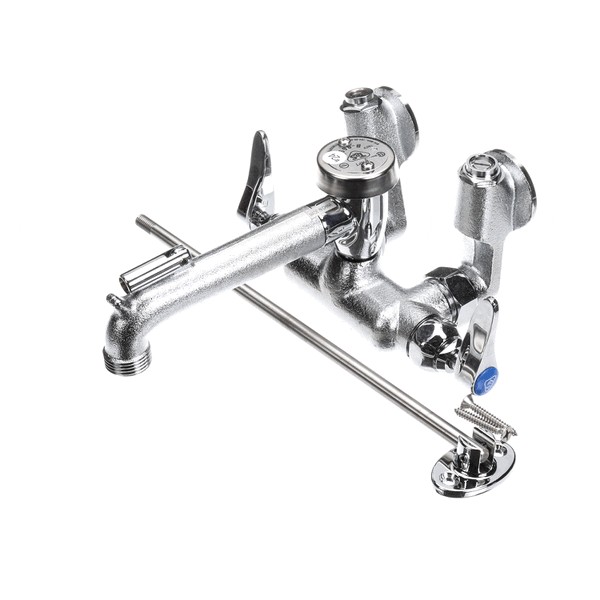 T&S Brass B-0667-RGH Service Sink Faucet Assembly Adjustable Wall Mount