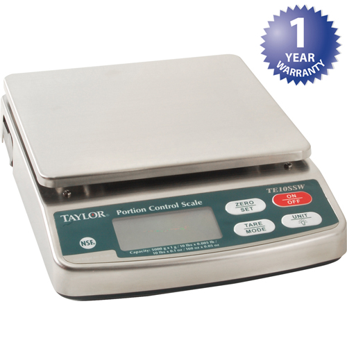 Taylor Thermometer TE10SSW Waterproof Digital Scale,10 LB