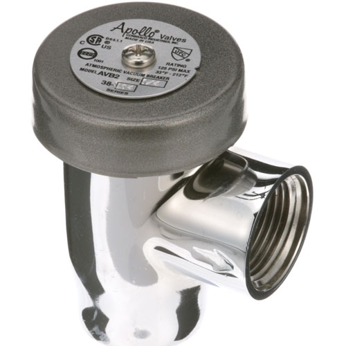 Jackson 48203000800 3/4" NPT Chrome Polished Vacuum Breaker